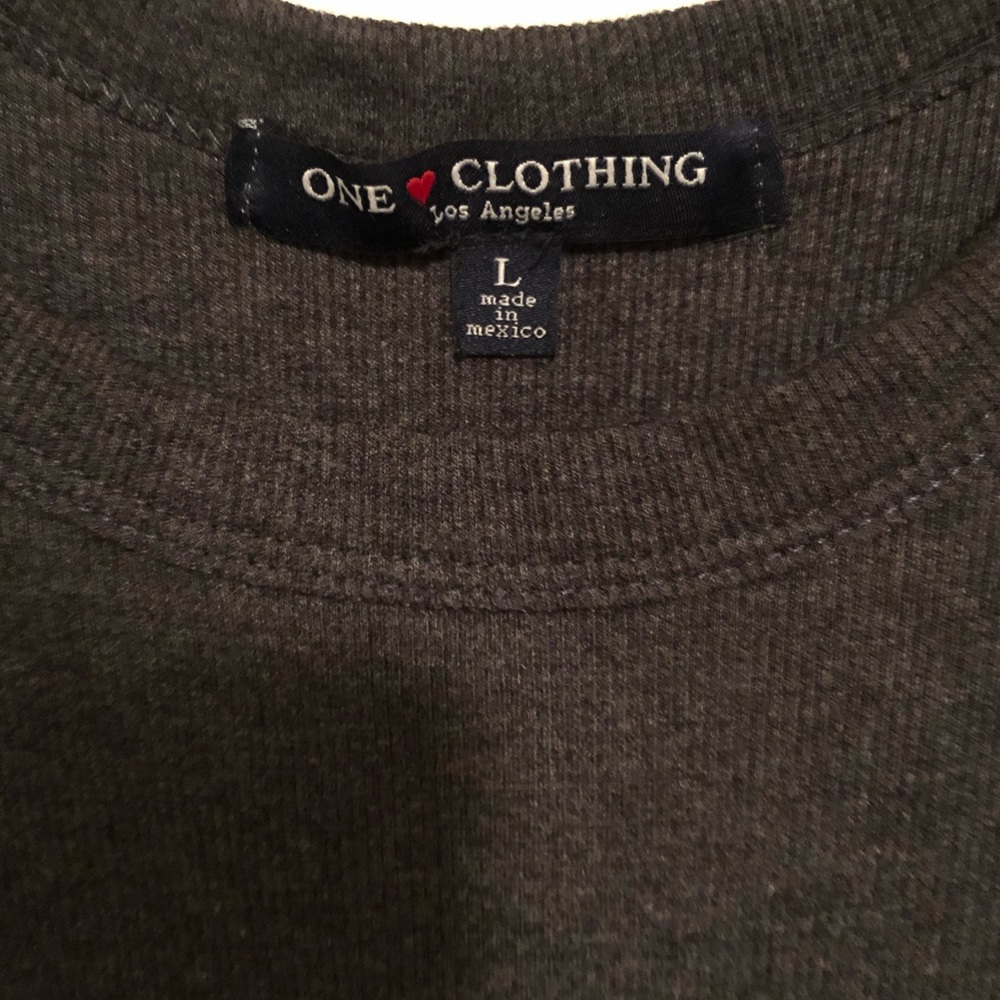 EUC One Clothing Charcoal Gray Body Con Midi Dress - Picture 3 of 4